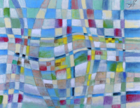 Field of wind  1.風野原 2010 Pastel Canvas 32×41cm　　 ⓒToshihiko Shibano