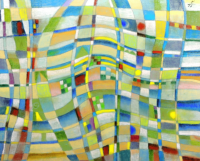 Field of wind  2. 風野原 2010 Pastel Canvas 38×45cm　  ⓒToshihiko Shibano