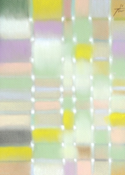 Predawn 夜明け前　#2  2011 Pastel  Paper .33×24cm   ⓒToshihiko Shibano