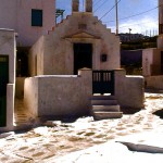 10人も入ればいっぱいの小さな教会　The small church where there is full  if ten people enter　ⓒToshihiko Shibano